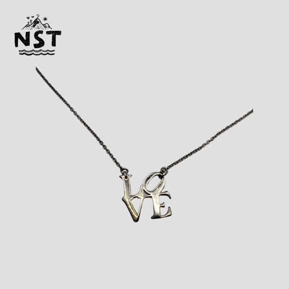 Silver Love Necklace - Picture 2 of 4